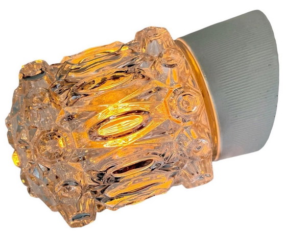 Image 1 of Applique murale vintage en porcelaine blanche, années 1970