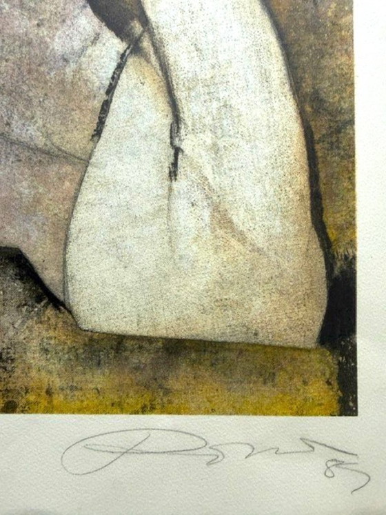 Image 1 of Original lithograph – The Swan – Proof (Bon à Tirer) – Signed (Artist to be identified)