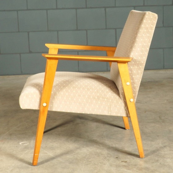 Poltrone da salotto danesi – velluto – noce – anni '60 – Textile (photo 11 of 15)