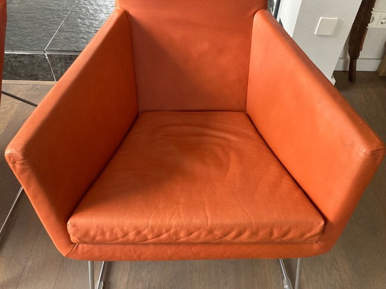 Image 1 of 2x Label chairs DON cognac Gerard van den Berg