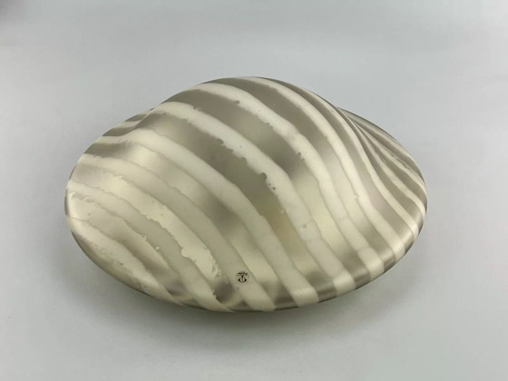 Image 1 of 70s Peill & Putzler Plafoniere ceiling lamp glass space design lamp 70s