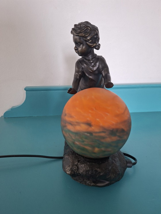 Image 1 of Vintage Art Nouveau tafellamp