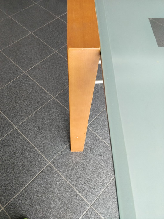 Image 1 of Table de salle à manger extensible en verre Ligne Roset