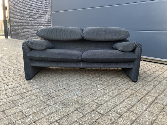 Image 1 of Cassina Maralunga 2 posti, tessuto originale ribble Top condition!!!
