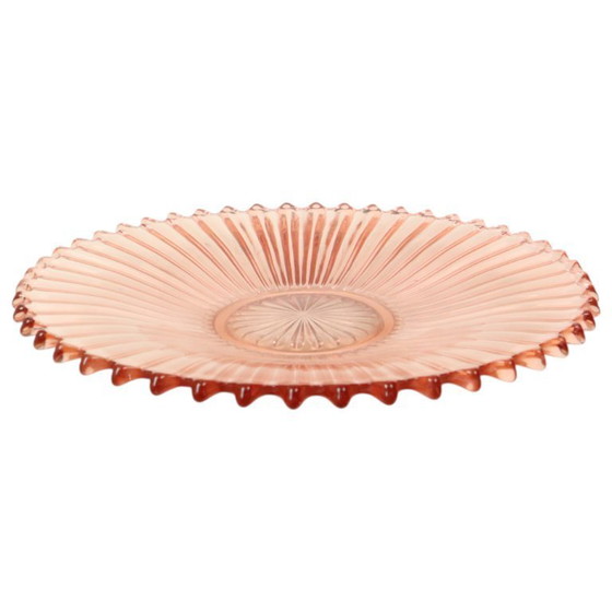 Image 1 of Art Deco Fruit Bowl Pink