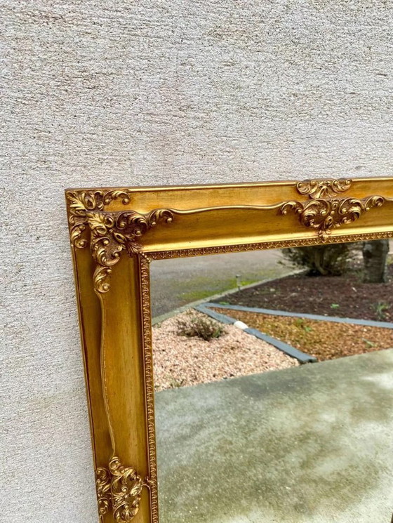 Image 1 of Beveled mirror in gilded wood