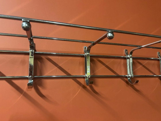 Image 1 of Art Deco coat rack in chrome