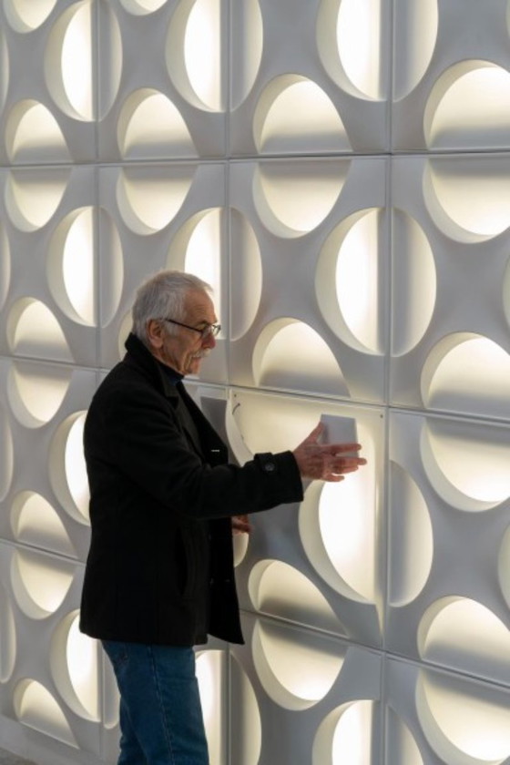 Image 1 of 4x Lampade da parete Staff Leuchten Rolf Krüger modello Oyster