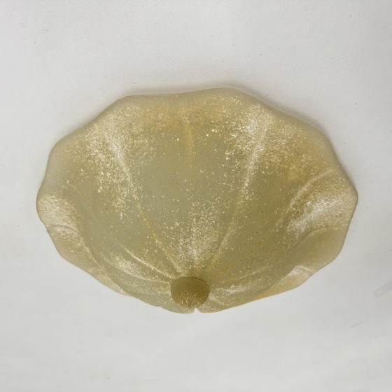 Image 1 of Lámpara de techo italiana de cristal de Murano de mediados de siglo, década de 1970