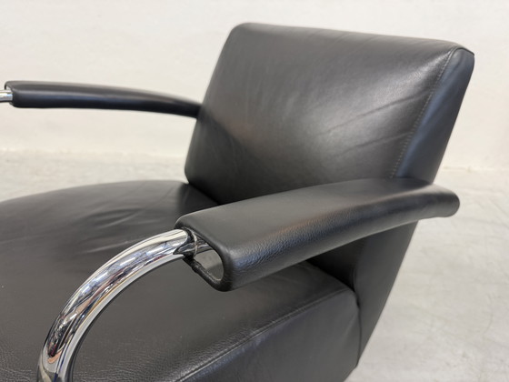 Image 1 of 2 Leolux Scylla armchair black leather