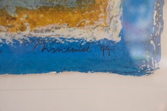 Image 1 of Hans Innemee ""The relativity of balance" | originele zeefdruk