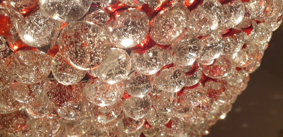 Enormous Murano glass grape cluster Pendant lamp (10 kg), Metal, Red, Vintage (photo 8 of 15)