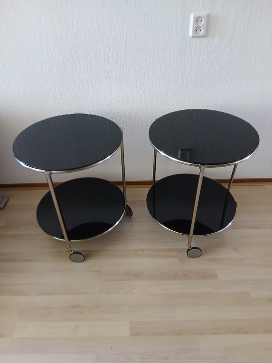 Image 1 of Ensemble de tables d'appoint / chariots de service - Ehlen Johansson - Vintage