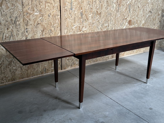 Image 1 of Scandinavische vintage uitschuifbare eettafel uit 1960