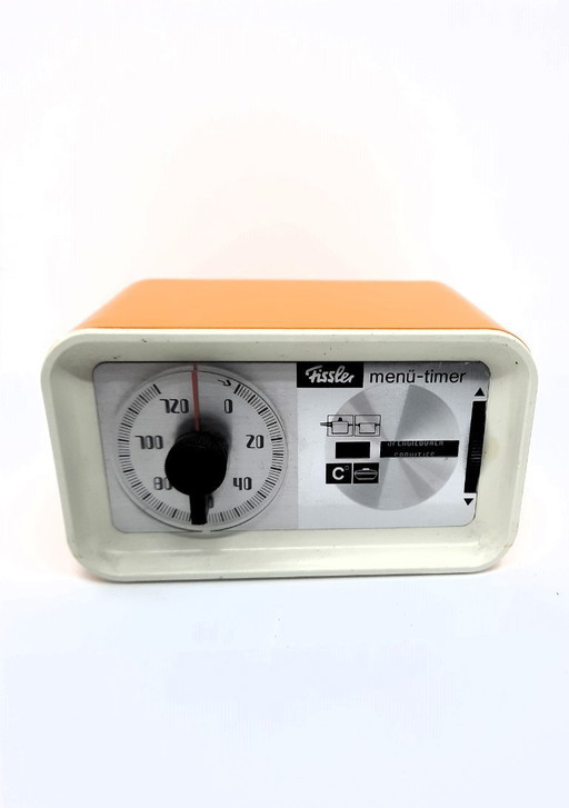 Fissler Vintage 1970 Menu Timer/Cooking timer orange