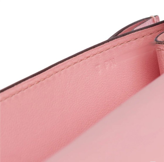 Image 1 of Zak HERMES Constance en Cuir Rose - 103441