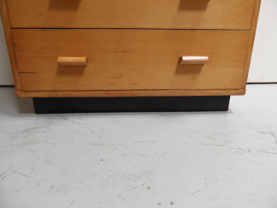 Image 1 of Vintage chest of drawers school cabinet