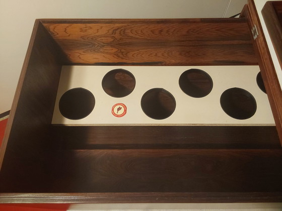 Image 1 of Mueble bar móvil de palisandro Poul Nørreklit Dyrlund