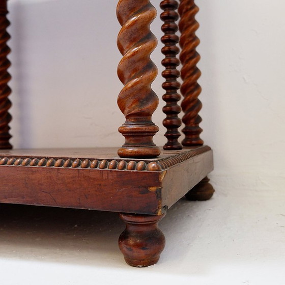 Image 1 of Antique "coil" style bookcase - Early 20th century