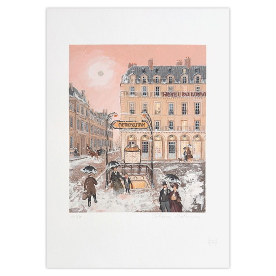 Image 1 of Fabienne Delacroix Paris - Impresión pigmentaria de archivo firmada del Palais-Royal 2024