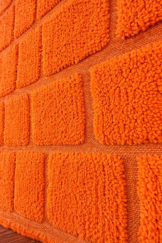 Image 1 of Tappeto arancione fatto a mano, 250 cm x 150 cm