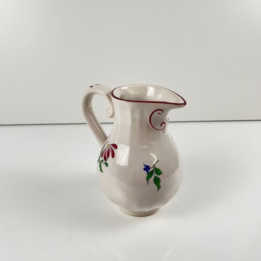 Creamer or gravy boat, Réverbère model, by KG Lunéville