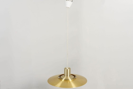 PAIRE SUSPENSIONS LAMPES VINTAGE DESIGN SCANDINAVE KASTHOLM FABRICIUS P376 KF2 (photo 6 of 6)