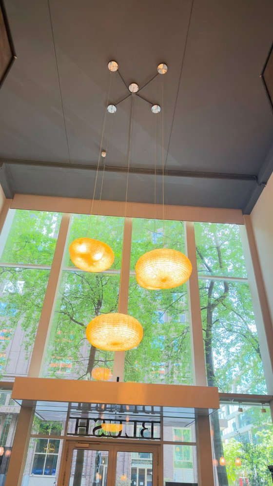 Spiridon Deco Corolle Designer Lamps – 12 Pieces – Pendant lamps, Glass, Metal (photo 4 of 14)