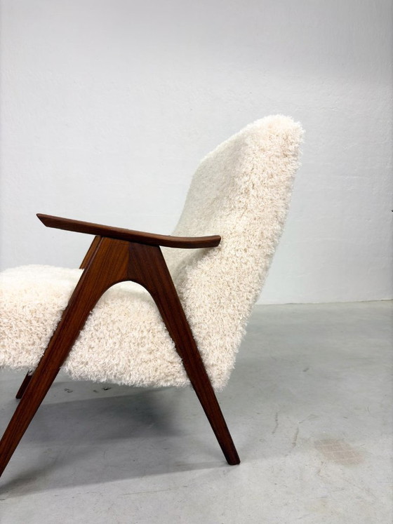 Poltrona in stile metà secolo con tessuto soffice – Poltrone, Wood (photo 7 of 16)
