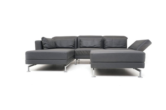 Image 1 of Brühl & Sippold Moule Lounge Sofá Sofá Taburete Cuero Gris