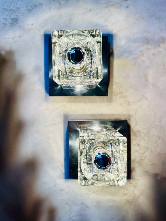 Image 1 of Peill & Putzler Ice Cube wall lamps