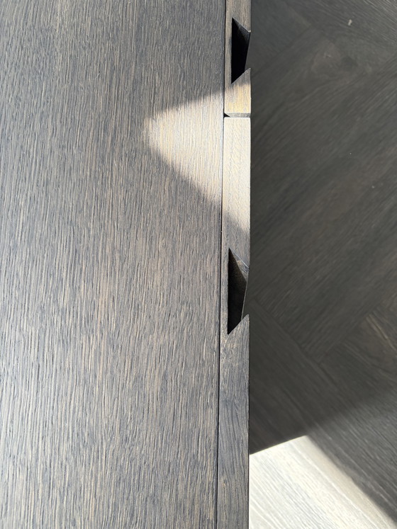 Coffee Table Veneer Wood Showroom Model – design minimal (photo 3 of 3)