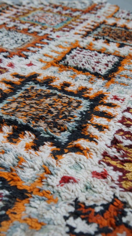 Image 1 of Tapis vintage noué à la main 162x81cm