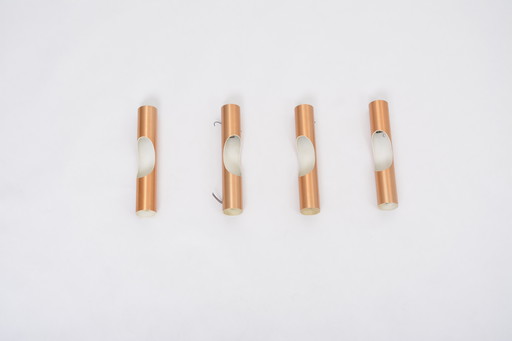 Mid Century Fuga Metal Wall Lights by Maija Liisa Komulainen for Raak, 1964, Set of 4