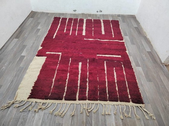 Alfombra tradicional Beni Ouraine tejida a mano, 150/250 cm. – Accupunto, Wool (photo 8 of 8)