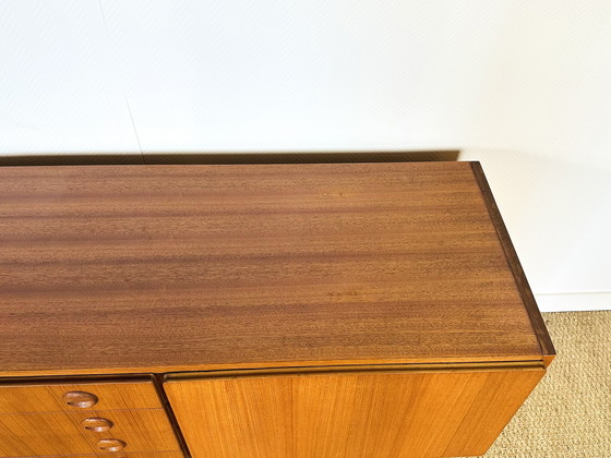 Image 1 of Minimalist Scandinavian teak sideboard, 1960s
