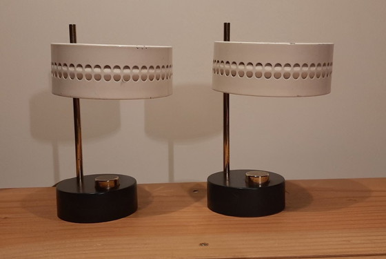 Image 1 of Deux lampes de table M.Matégot