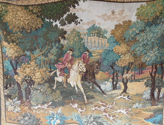 Image 1 of Antiker Aubousson Gobelin Wandteppich