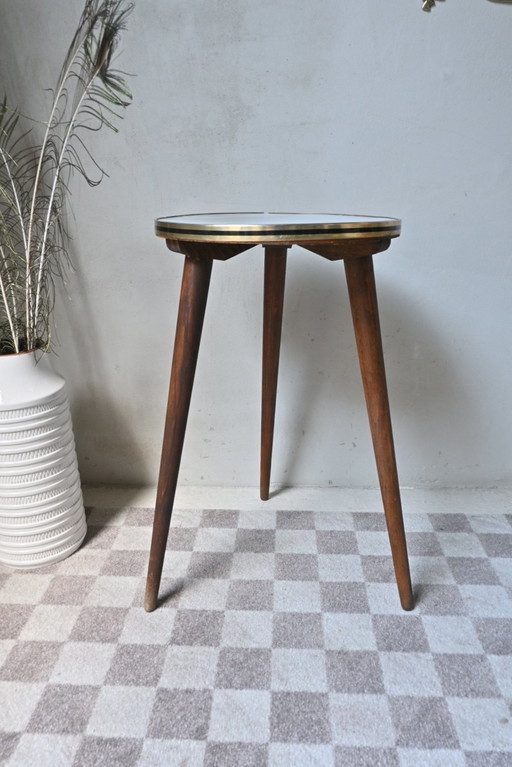 Table à plantes sur pieds hauts 50s/60s vintage