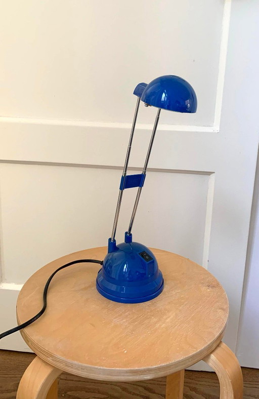 Lampe de bureau IKEA Espressivo vintage – bleue (années 1990)