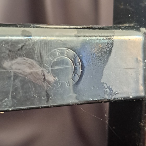 Image 1 of Tavolino da caffè vintage con piano in formica bianca – Rietveld per Ahrend