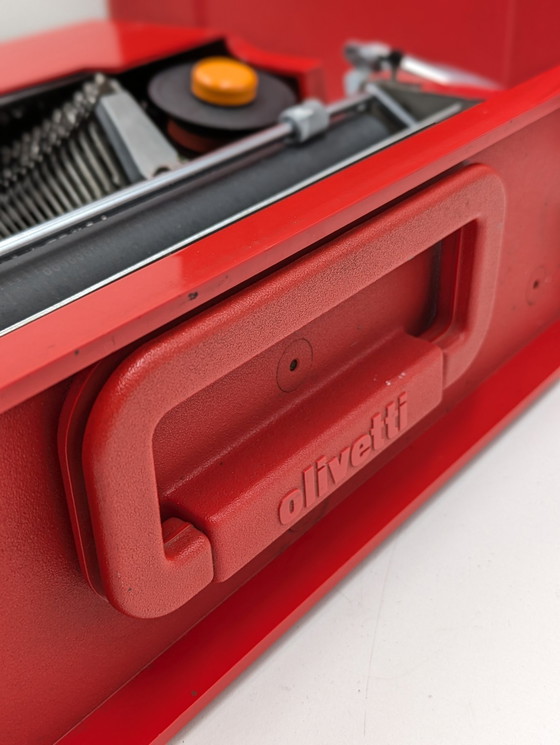 Image 1 of Ettore Sottsass - Olivetti - Valentine - Typewriter - 1970-1980