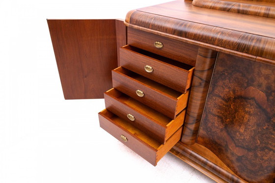 Image 1 of Large Art Deco chest of drawers from the 1950s, Poland.