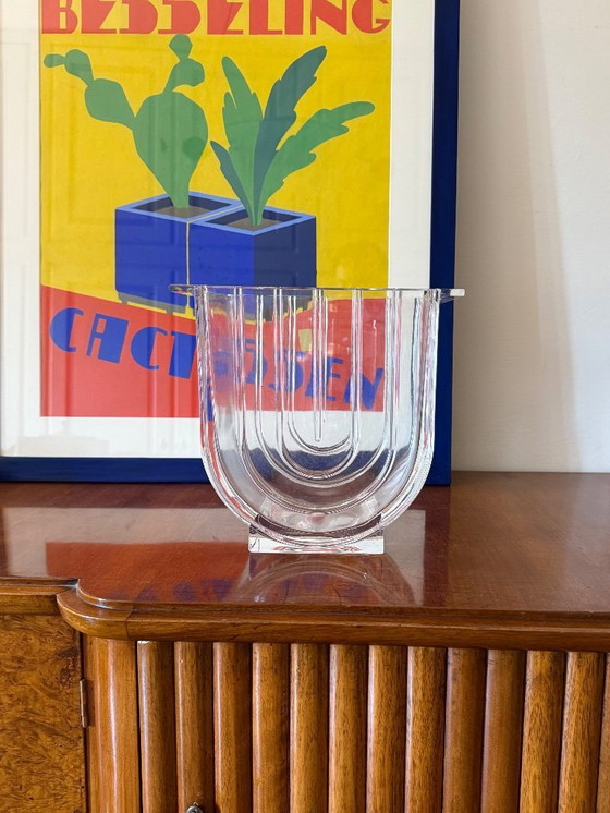 Image 1 of Vaso di cristallo moderno / secchiello per il ghiaccio, Laura Griziotti per Arnolfo di Cambio 1968