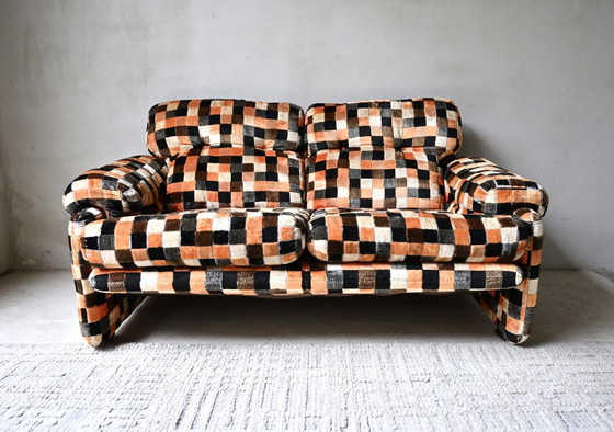 Divano vintage B&B Italia 'Coronado' Afra e Tobia Scarpa. – Divani 2 posti, Velvet (photo 2 of 15)