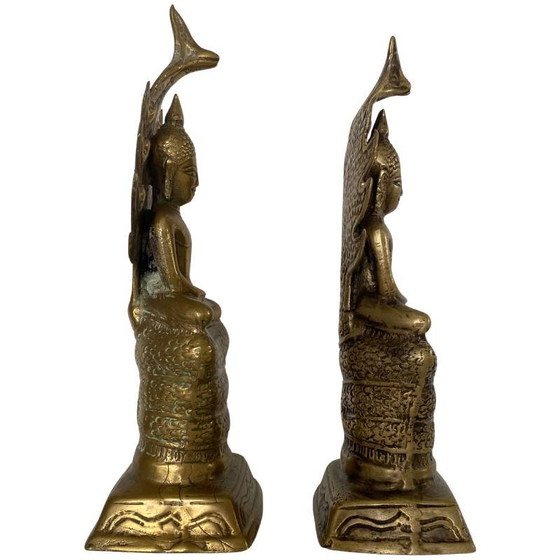 Set Naga Buddha en latón – Sudeste Asiático (lote 181) – Esculturas, Brass (photo 3 of 8)