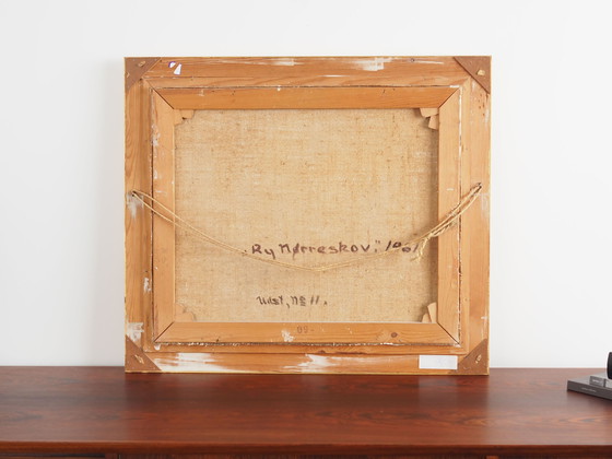 Image 1 of Tableau "La forêt d'automne", design scandinave, années 1960