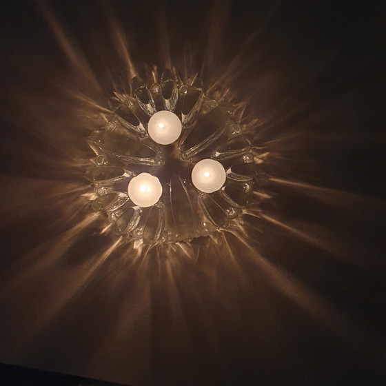 Image 1 of Design scandinavo Ice Pukeberg 1960 Portacandele