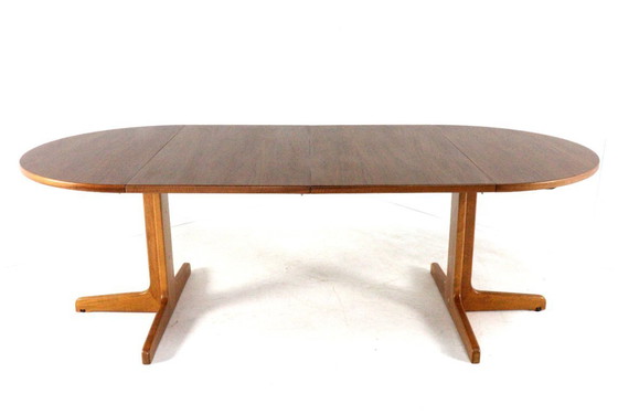 Image 1 of Thonet round 2x extendable dining table vintage table