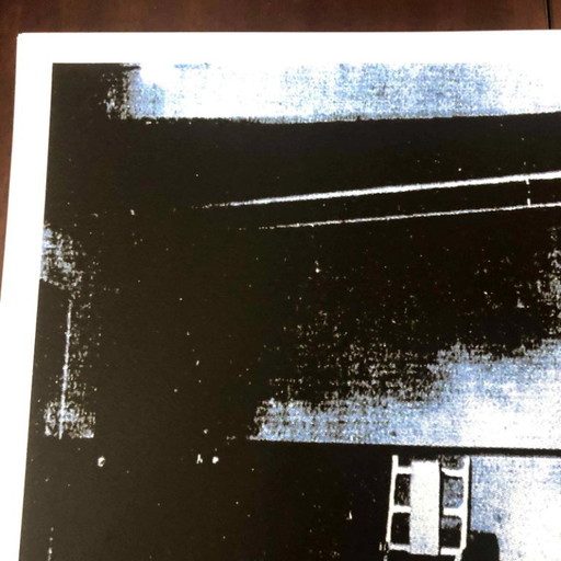 1990s After Andy Warhol "Electric Chair" Lithograph – lithos zeefdrukken, Paper